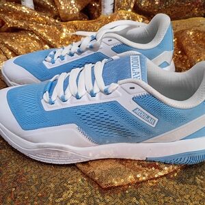 Women's Blue and White Sneakers
